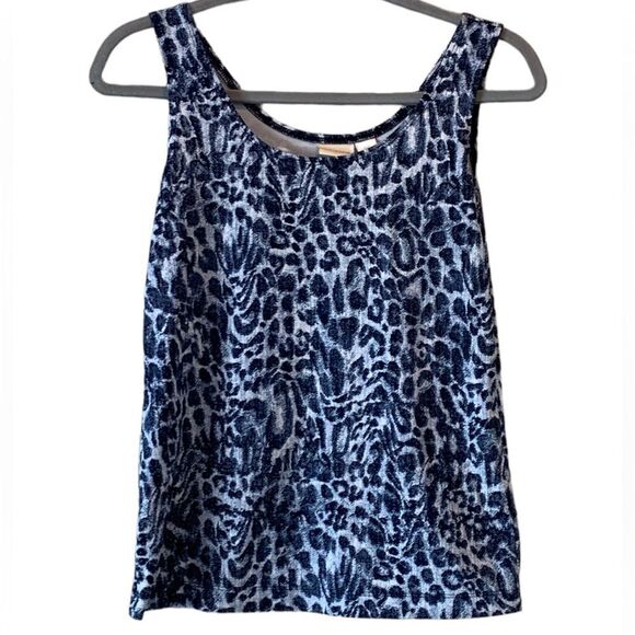Chicos  Tank Top Blue -Size 0 - Picture 1 of 5